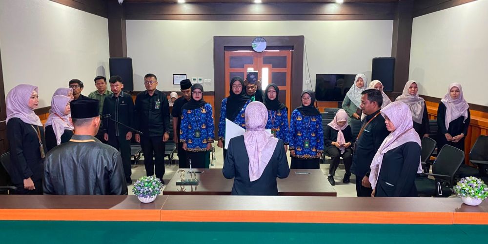 Pengambilan Sumpah CPNS PA Teluk Kuantan