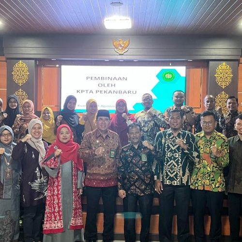 Pembinaan Ketua PTA Pekanbaru