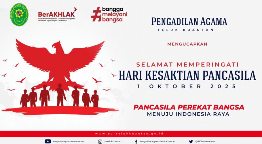 Selamat Memperingati Hari Kesaktian Pancasila 
