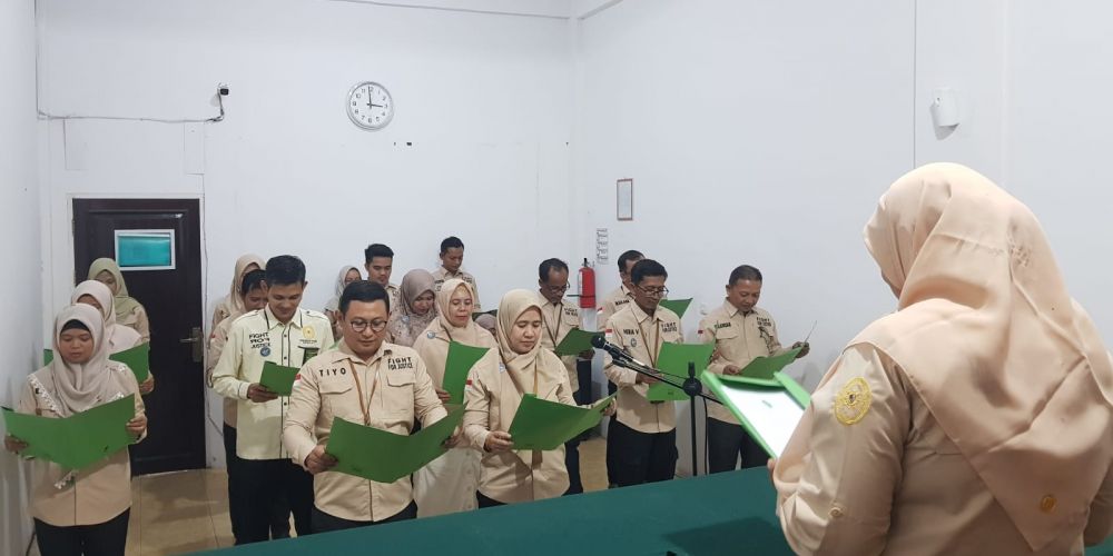 Pembacaan dan Penandatanganan Pakta Integritas Aparatur PA Teluk Kuantan Tahun 2024