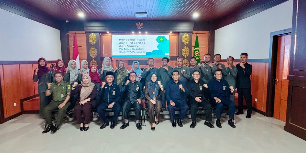 Pendampingan ZI dan Monev oleh PTA Pekanbaru 