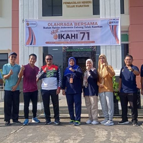 Olahraga Bersama Memperingati HUT IKAHI ke 71