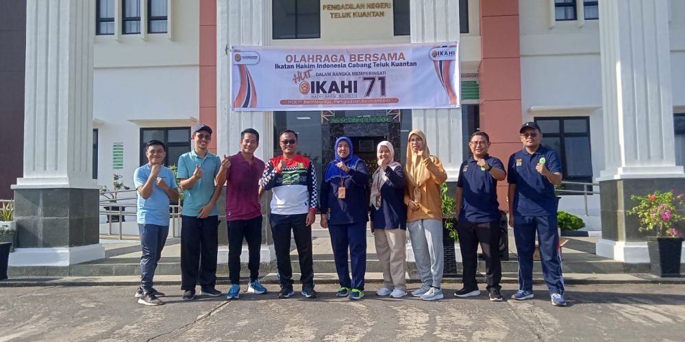 Olahraga Bersama Memperingati HUT IKAHI ke 71