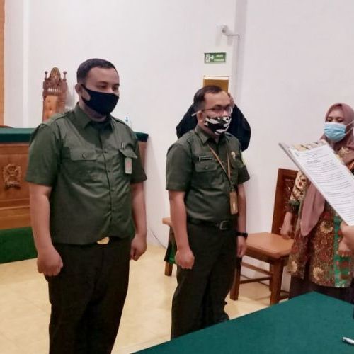 Pelantikan dan Pengambilan Sumpah Jabatan Juru Sita Pengganti Pengadilan Agama Teluk Kuantan