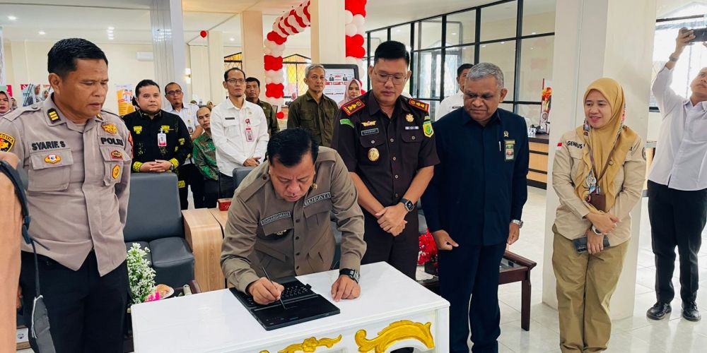 Peresmian Mal Pelayanan Publik di Kuansing