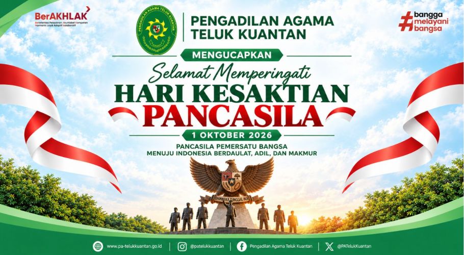 Selamat Memperingati Hari Kesaktian Pancasila