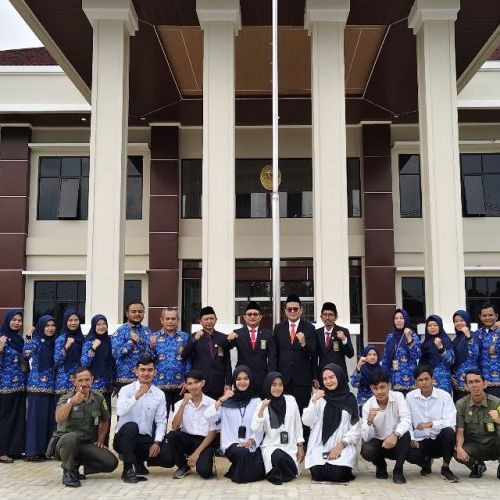 Upacara Peringatan HUT ke-79 RI pada Gedung Baru PA Teluk Kuantan