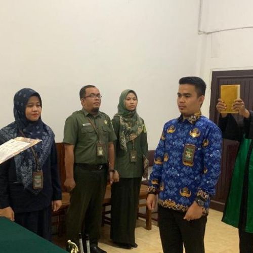 Pengambilan Sumpah PNS Teluk Kuantan