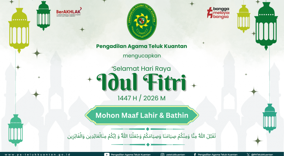 Selamat Hari Raya Idul Fitri 1447H/2026M