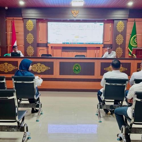 Rapat Efisiensi Anggaran PA Teluk Kuantan